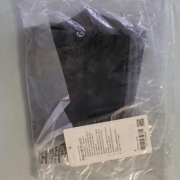 NWT 💎Lululemon Align HR Short 4" Diamond Dye Pitch Grey Size 2, 4 and 6 💎 - Picture 6 of 13